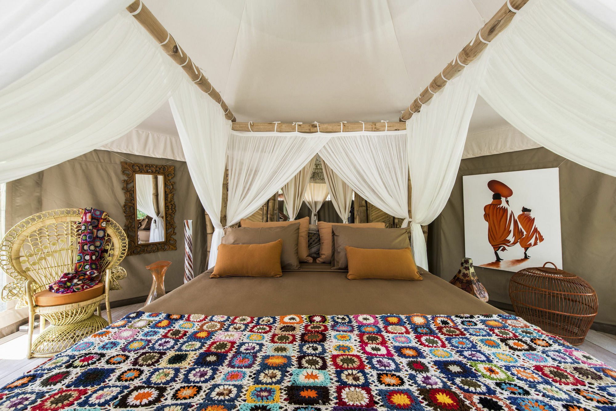 Sandat Glamping Tents Luxe tent Ubud